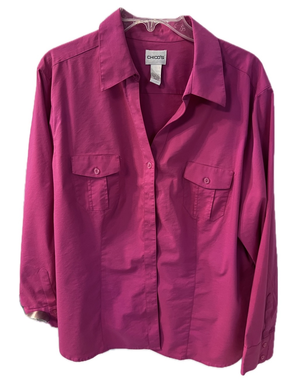Chico's Vibrant Fuchsia Blouse